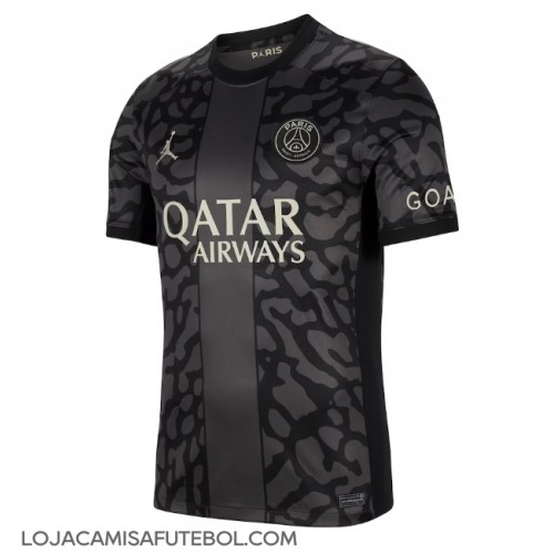 Camisa de Futebol Paris Saint-Germain Equipamento Alternativo 2023-24 Manga Curta